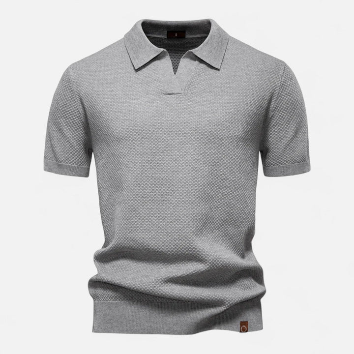 Men’s Premium Knit Polo Shirt - Classic Everyday Comfort