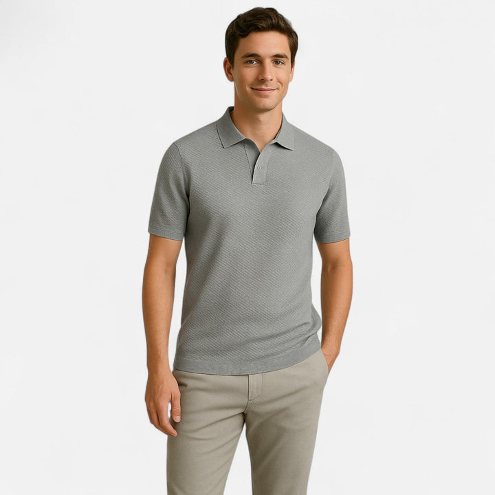 Men’s Premium Knit Polo Shirt - Classic Everyday Comfort