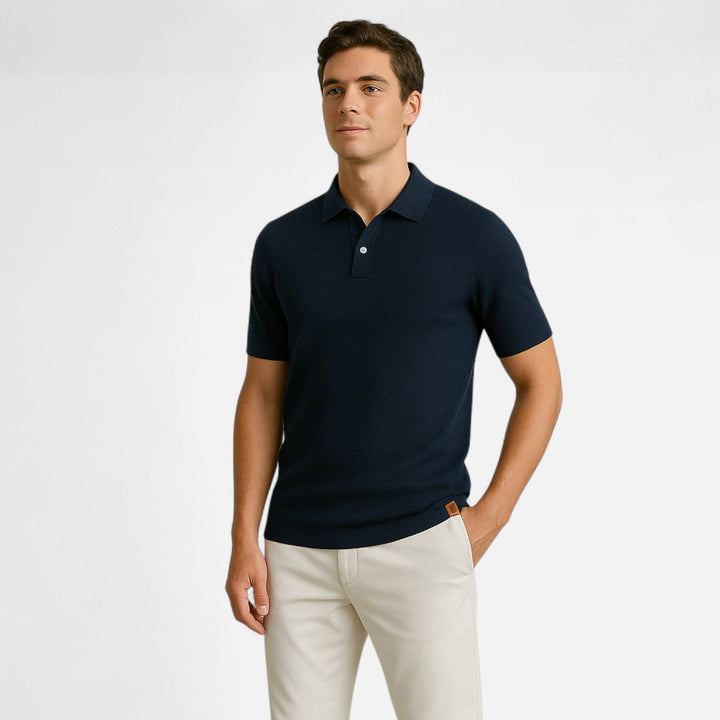 Men’s Premium Knit Polo Shirt - Classic Everyday Comfort