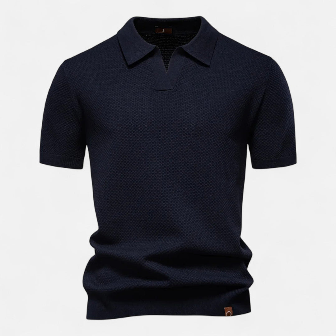 Men’s Premium Knit Polo Shirt - Classic Everyday Comfort