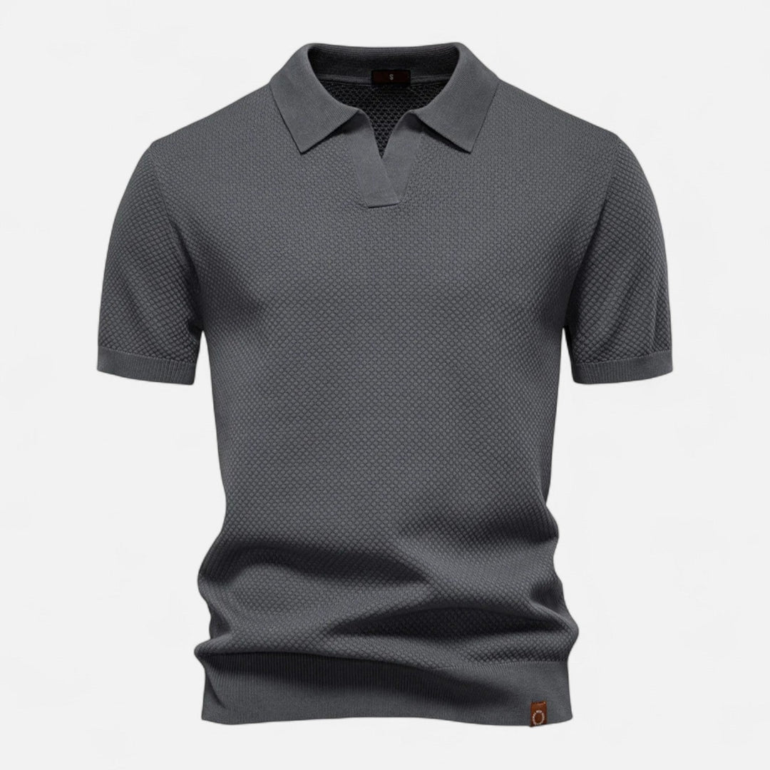 Men’s Premium Knit Polo Shirt - Classic Everyday Comfort