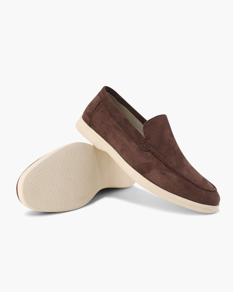 Men’s Suede Loafers - Comfortable Classic Business Shoes