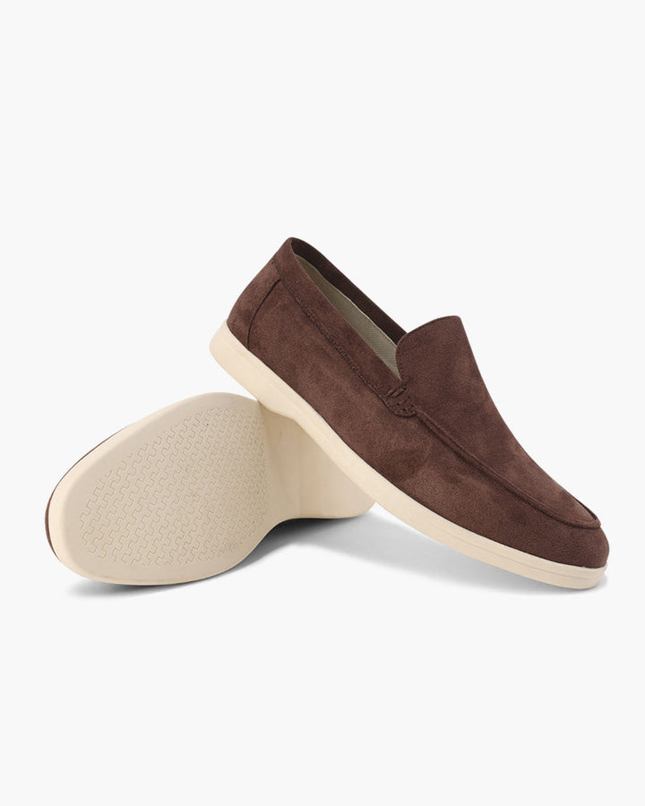 Men’s Suede Loafers - Comfortable Classic Business Shoes