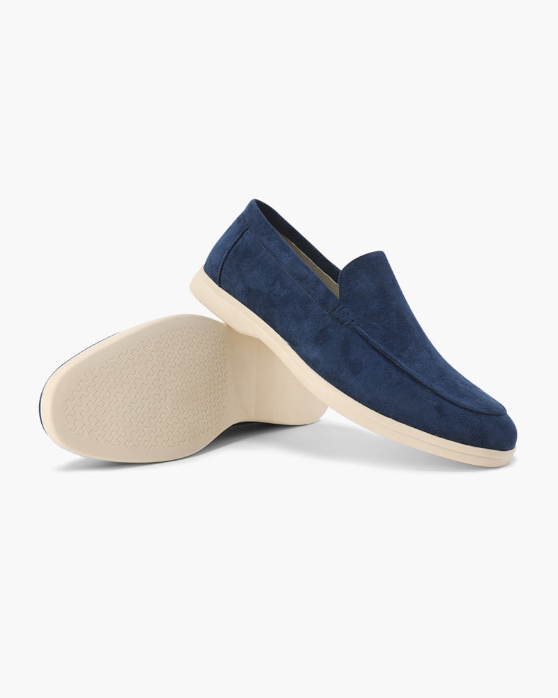 Men’s Suede Loafers - Comfortable Classic Business Shoes