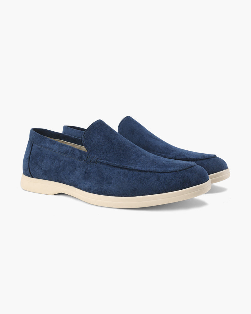 Men’s Suede Loafers - Comfortable Classic Business Shoes
