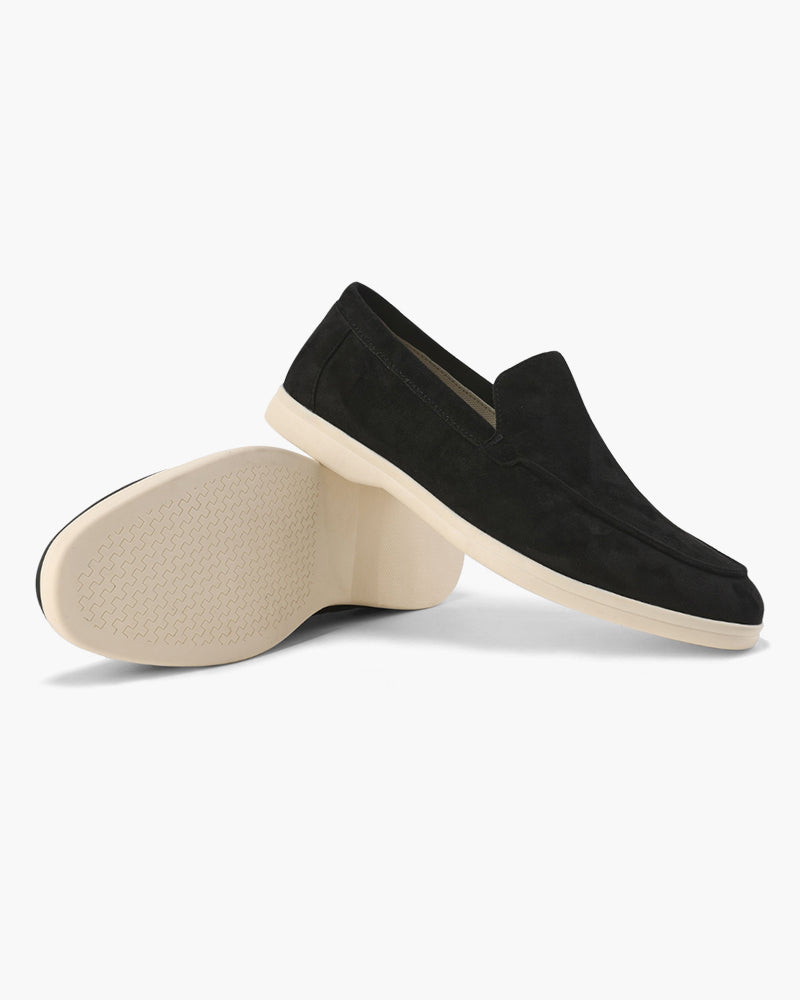 Men’s Suede Loafers - Comfortable Classic Business Shoes