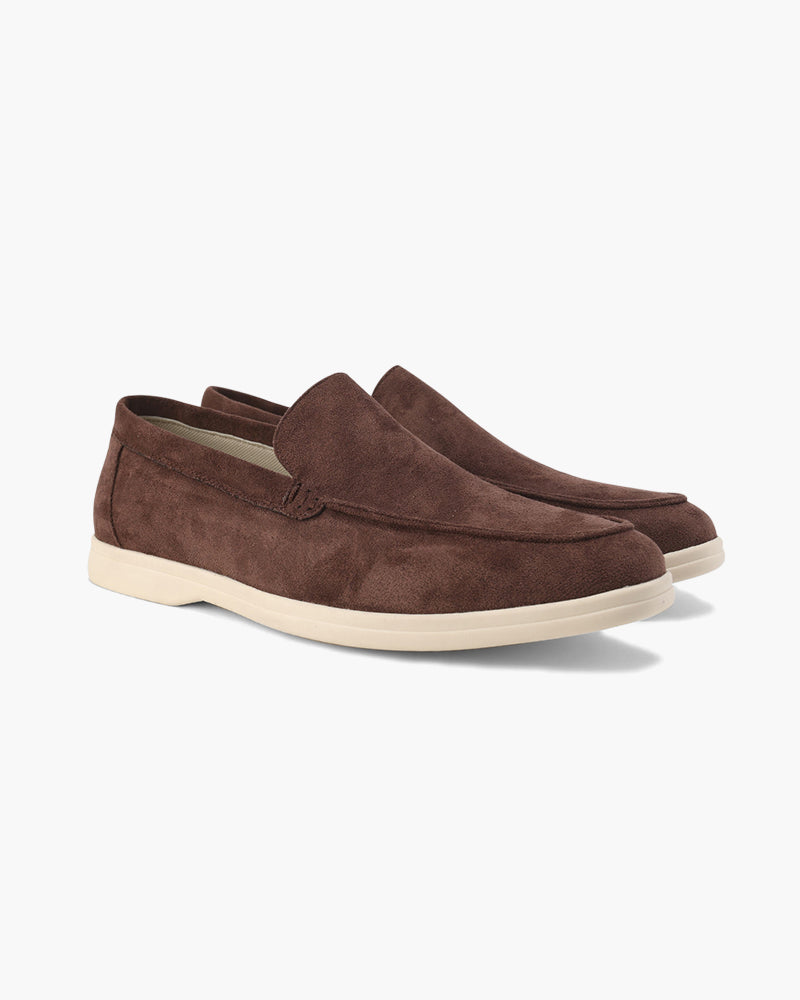 Men’s Suede Loafers - Comfortable Classic Business Shoes