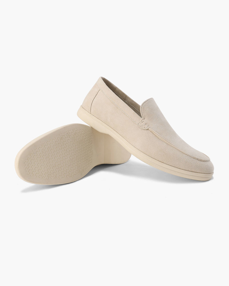Men’s Suede Loafers - Comfortable Classic Business Shoes