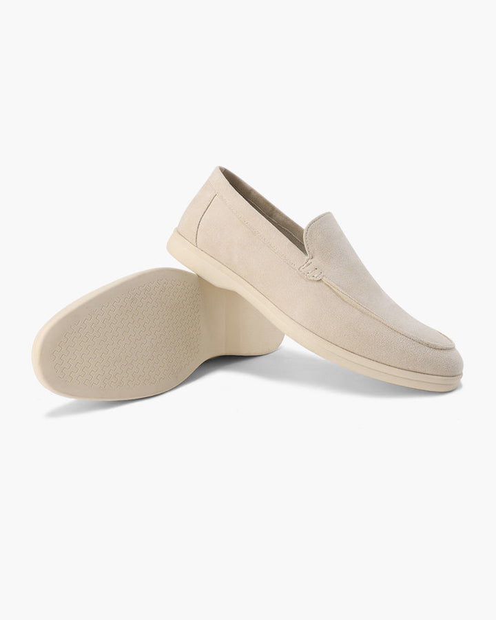 Men’s Suede Loafers - Comfortable Classic Business Shoes