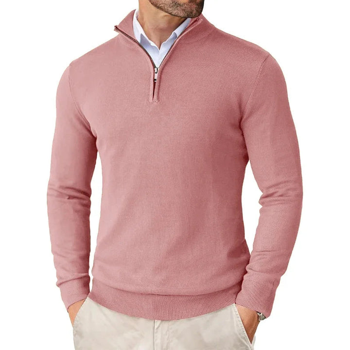 Half-Zip Jumper Men Smart Casual - Classic Knitwear