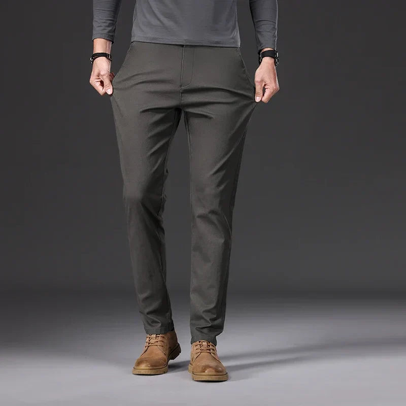 Men’s Canary Pants — Executive Slim Trousers