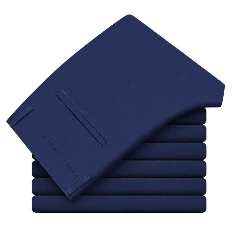 Men’s Canary Pants — Executive Slim Trousers