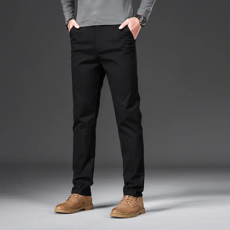 Men’s Canary Pants — Executive Slim Trousers