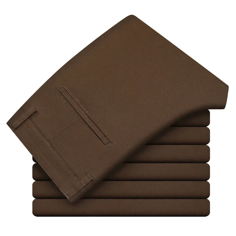 Men’s Canary Pants — Executive Slim Trousers