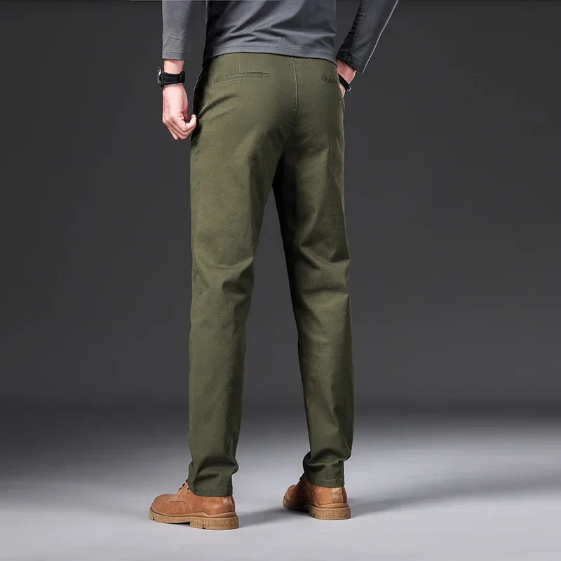 Men’s Canary Pants — Executive Slim Trousers