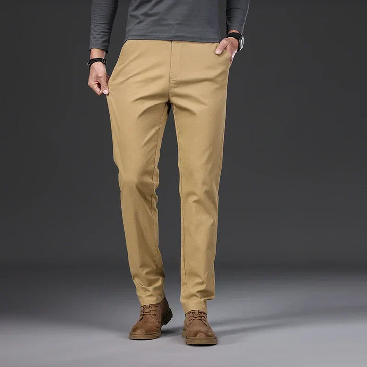 Men’s Canary Pants — Executive Slim Trousers
