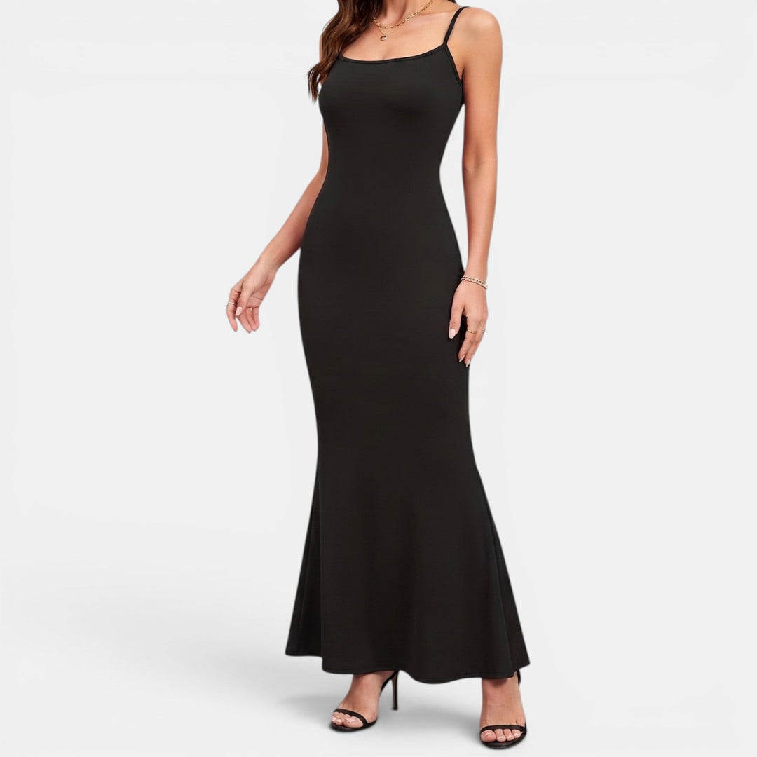 Mermaid Maxi Dress Wedding Guest - Spaghetti Strap Backless