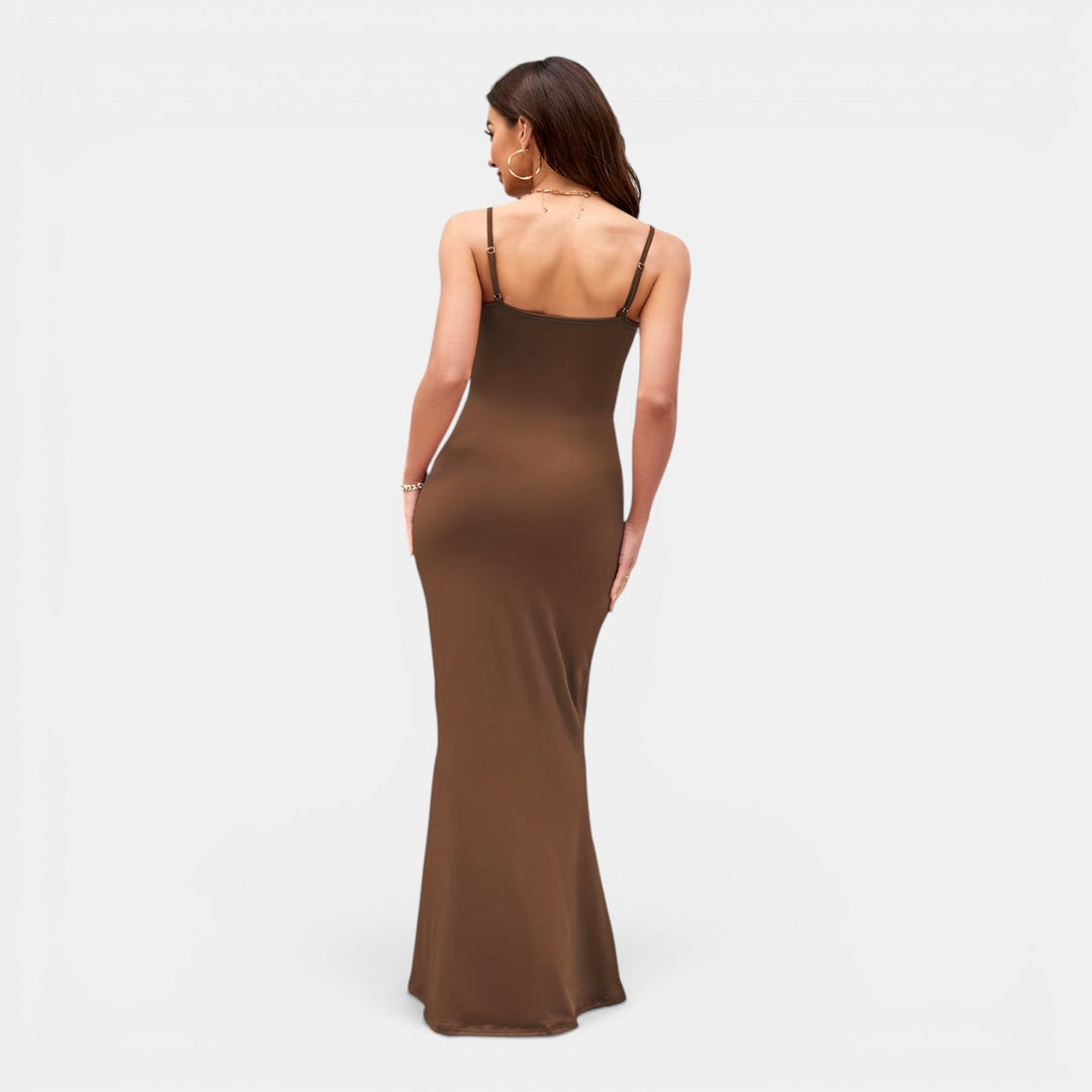 Mermaid Maxi Dress Wedding Guest - Spaghetti Strap Backless