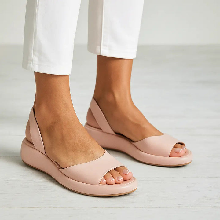 Orthopaedic Wedge Slingback Sandal - Arch Support Plantar Fasciitis