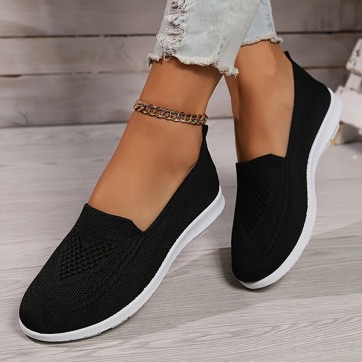 Slip-On Mesh Orthopedic Trainers Women - Cushioned Breathable Low-Top