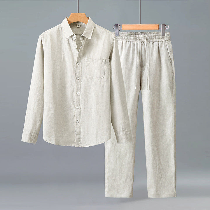 Men’s Linen Set - Lightweight Breathable Summer Outfit