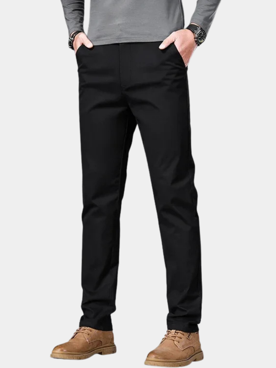Men’s Canary Pants — Executive Slim Trousers