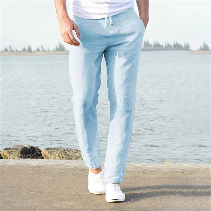Men's Linen Trousers - Wedding Guest & Garden Party