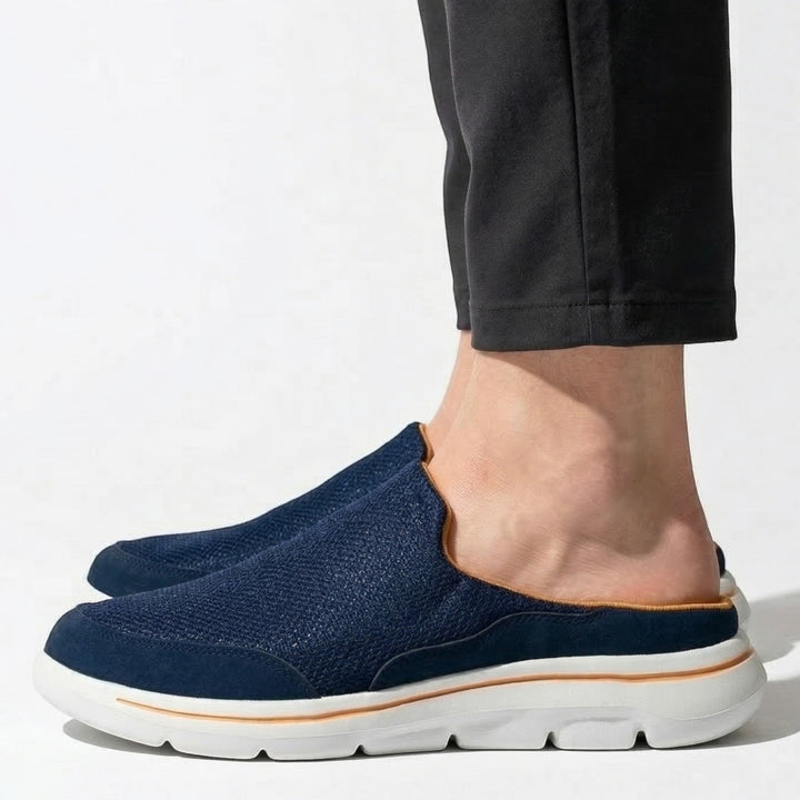 Orthopedic Men's Mule - Breathable Mesh Arch Support
