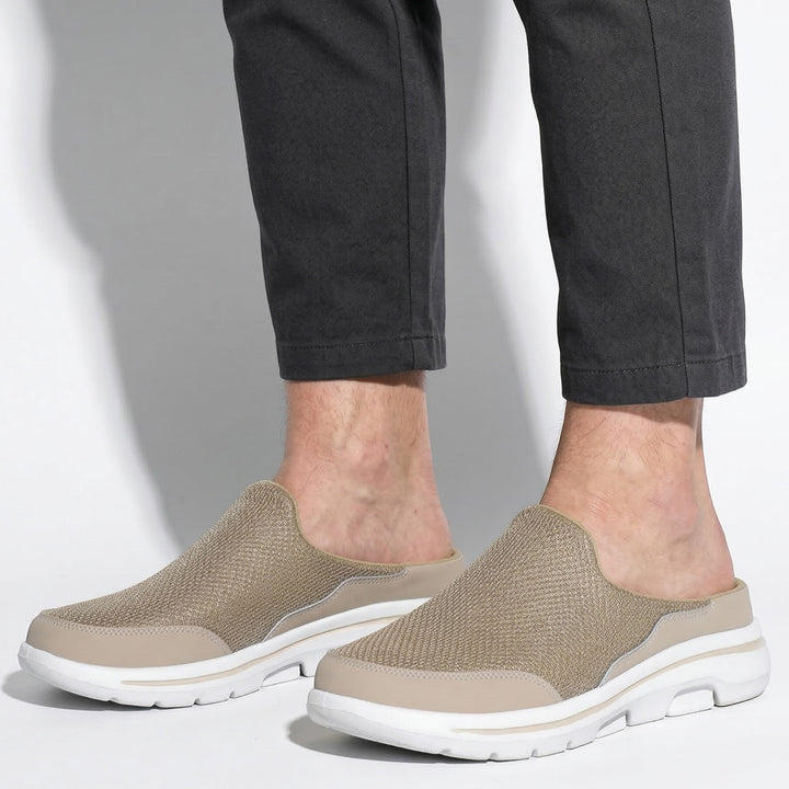 Orthopedic Men's Mule - Breathable Mesh Arch Support