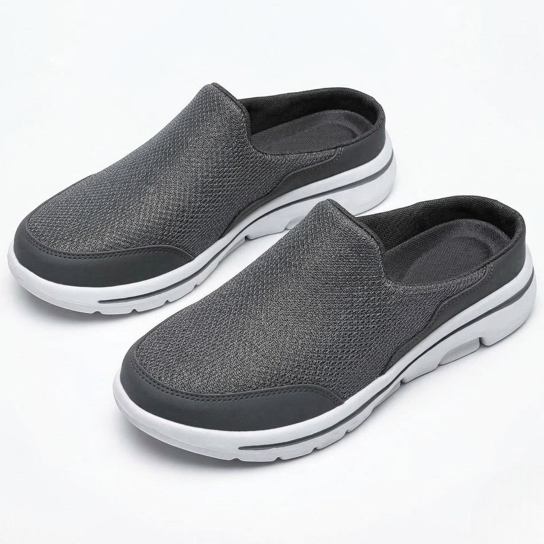 Orthopedic Men's Mule - Breathable Mesh Arch Support