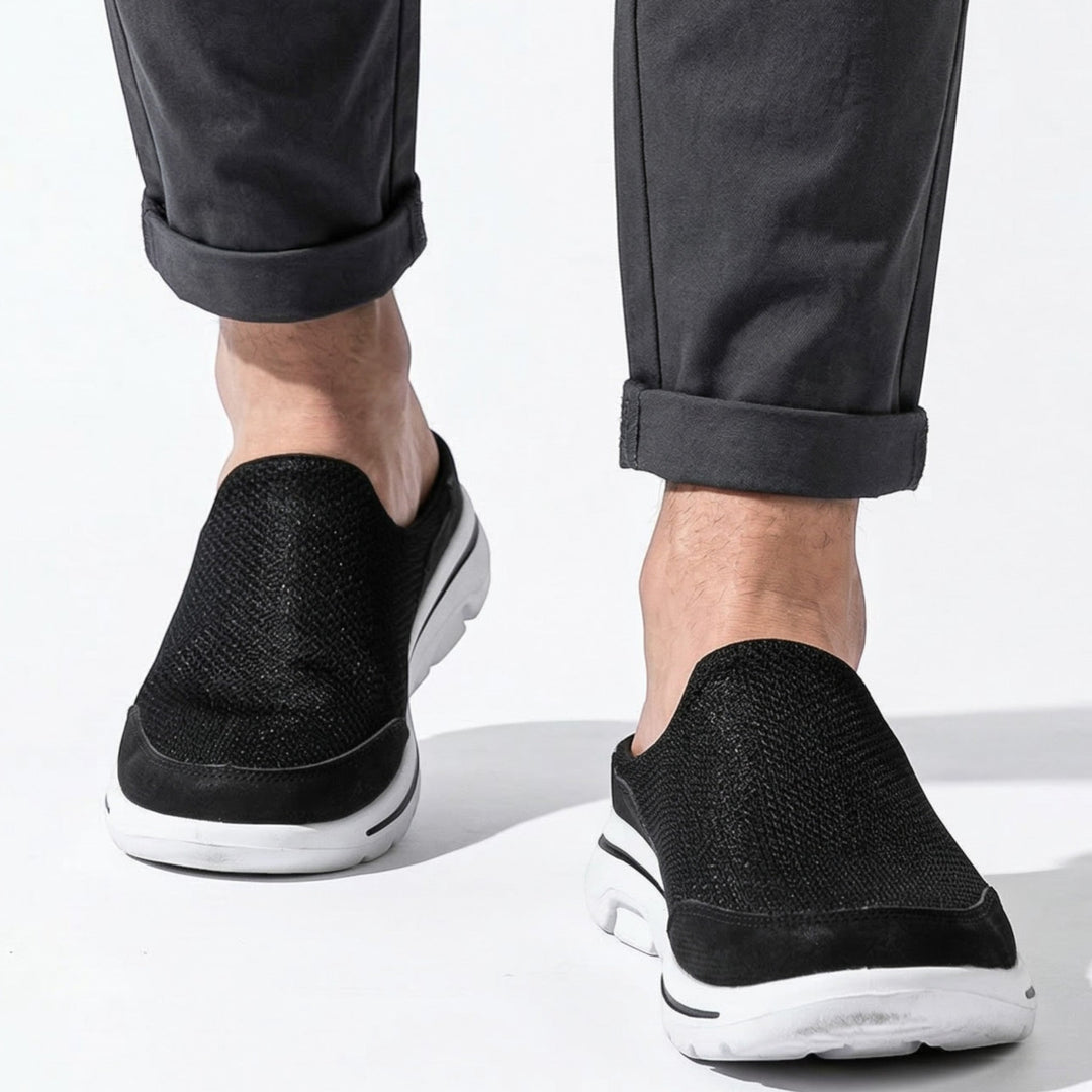 Orthopedic Men's Mule - Breathable Mesh Arch Support