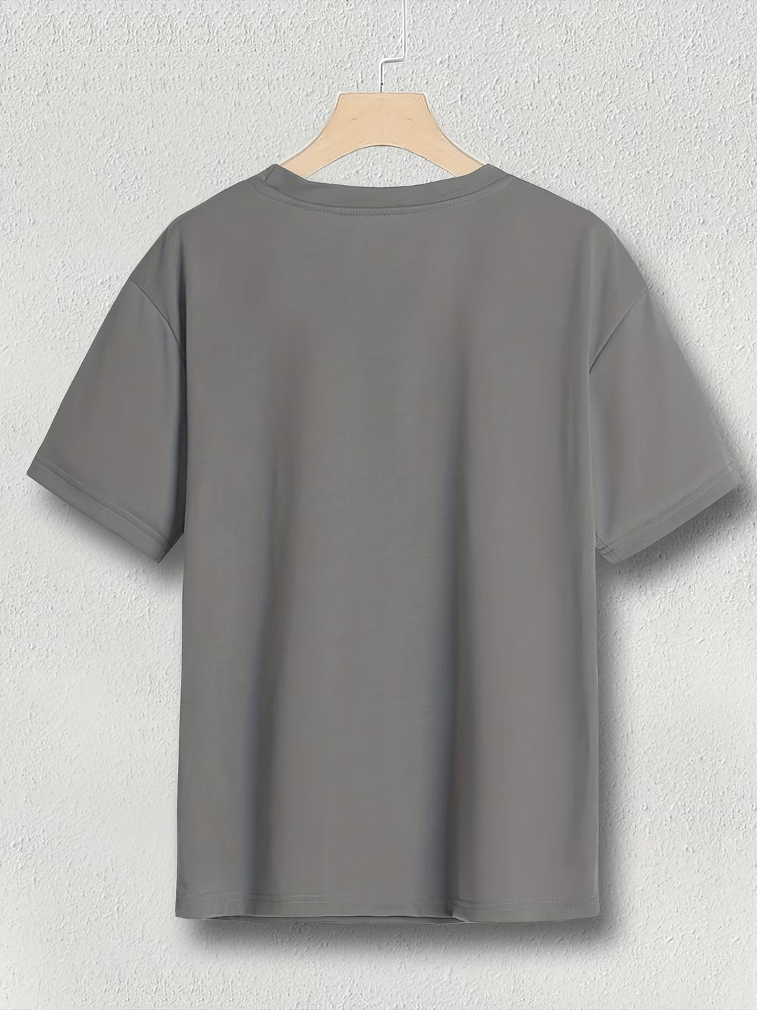 Women's Oversized Black T-Shirt - Crew Neck Tee