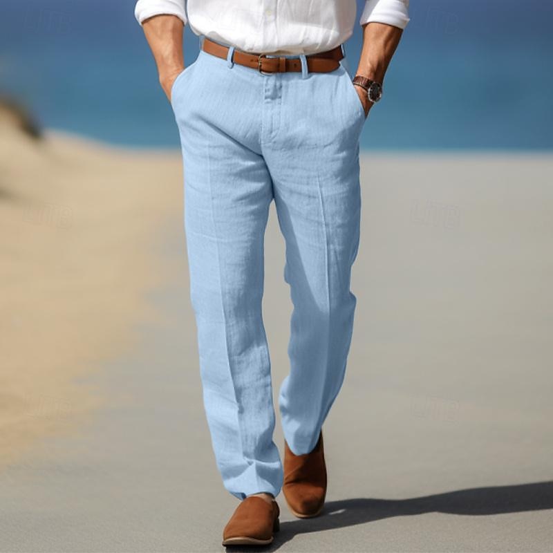 Men’s Linen Pants - Tailored Linen Summer