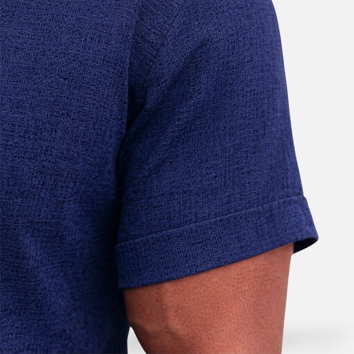 Men's Linen Shirt - Lightweight Breathable Summer Button-Up