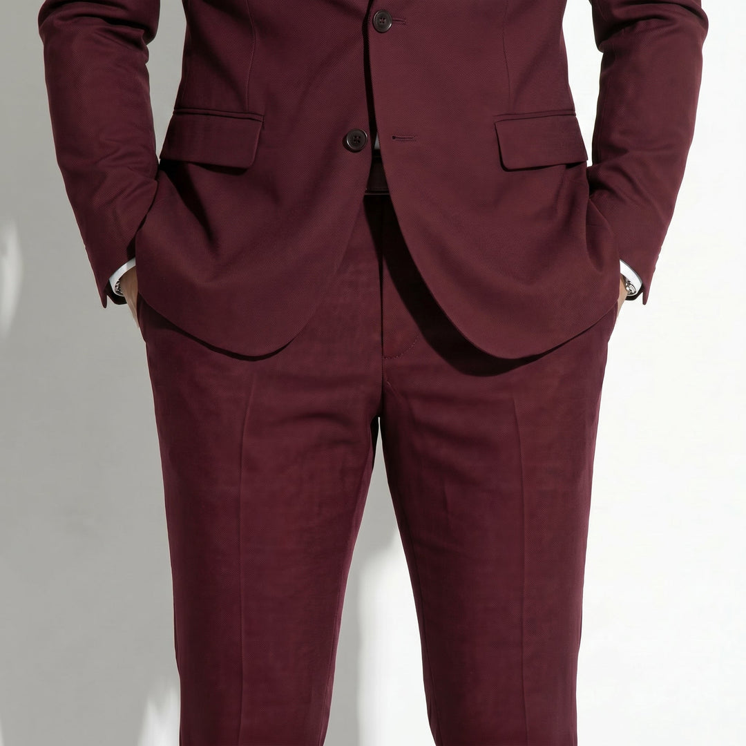 Men's Slim Fit Wedding Suit - Two Piece Tailored