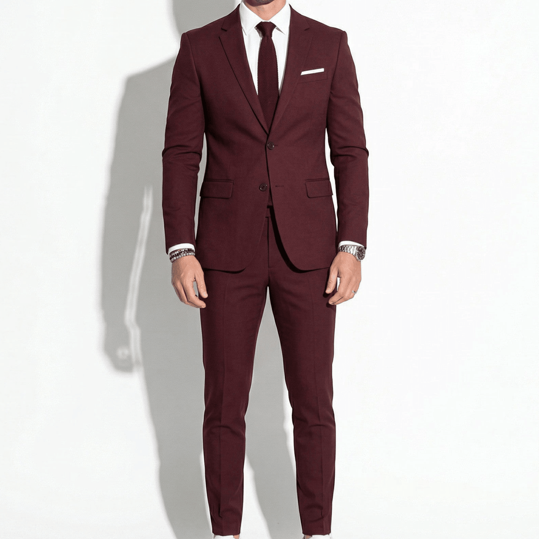 Men's Slim Fit Wedding Suit - Two Piece Tailored