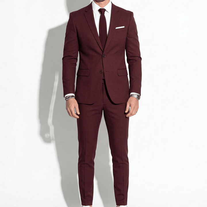 Men's Slim Fit Wedding Suit - Two Piece Tailored