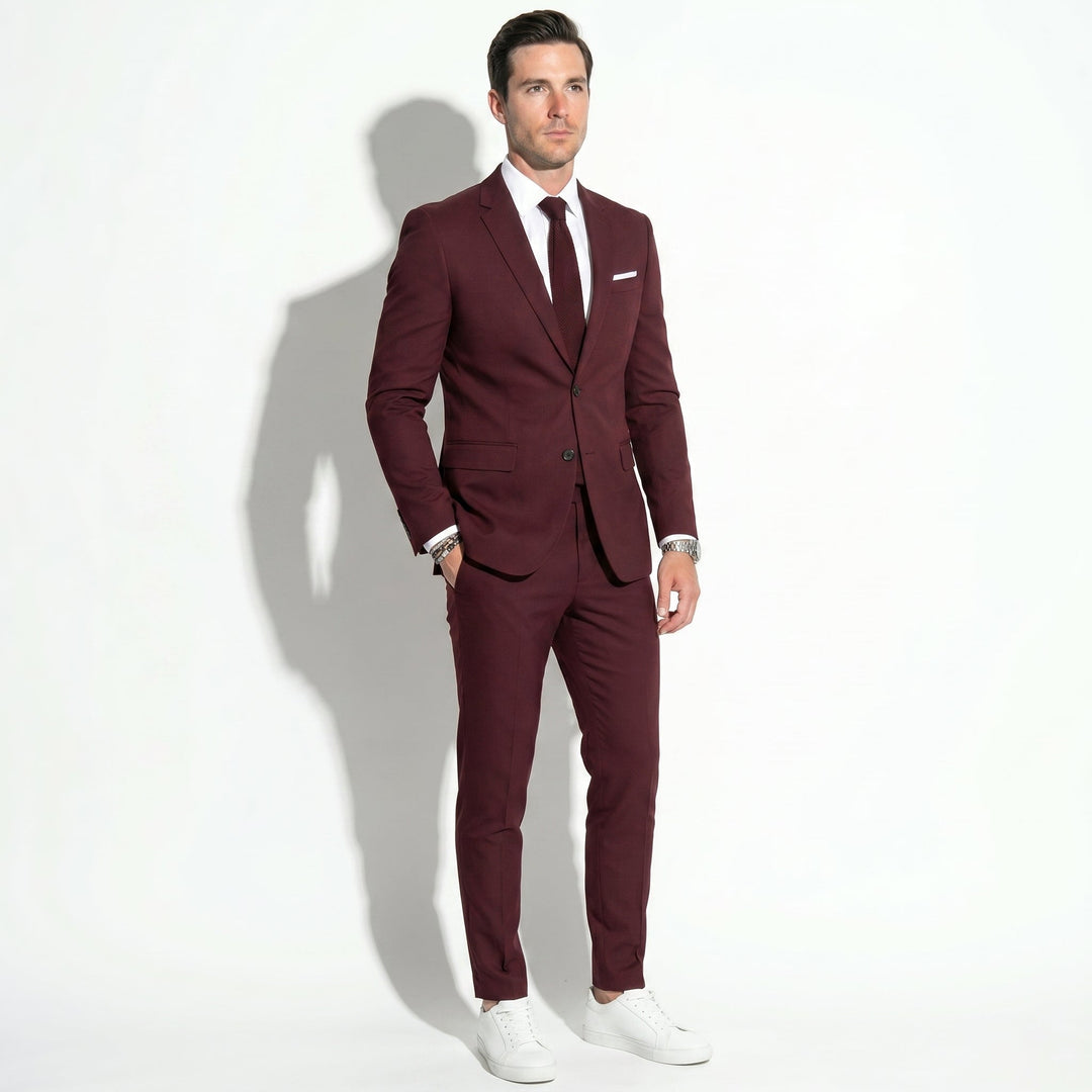 Men's Slim Fit Wedding Suit - Two Piece Tailored