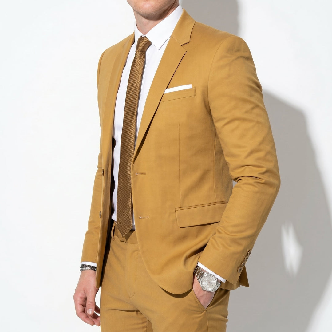 Men's Slim Fit Wedding Suit - Two Piece Tailored