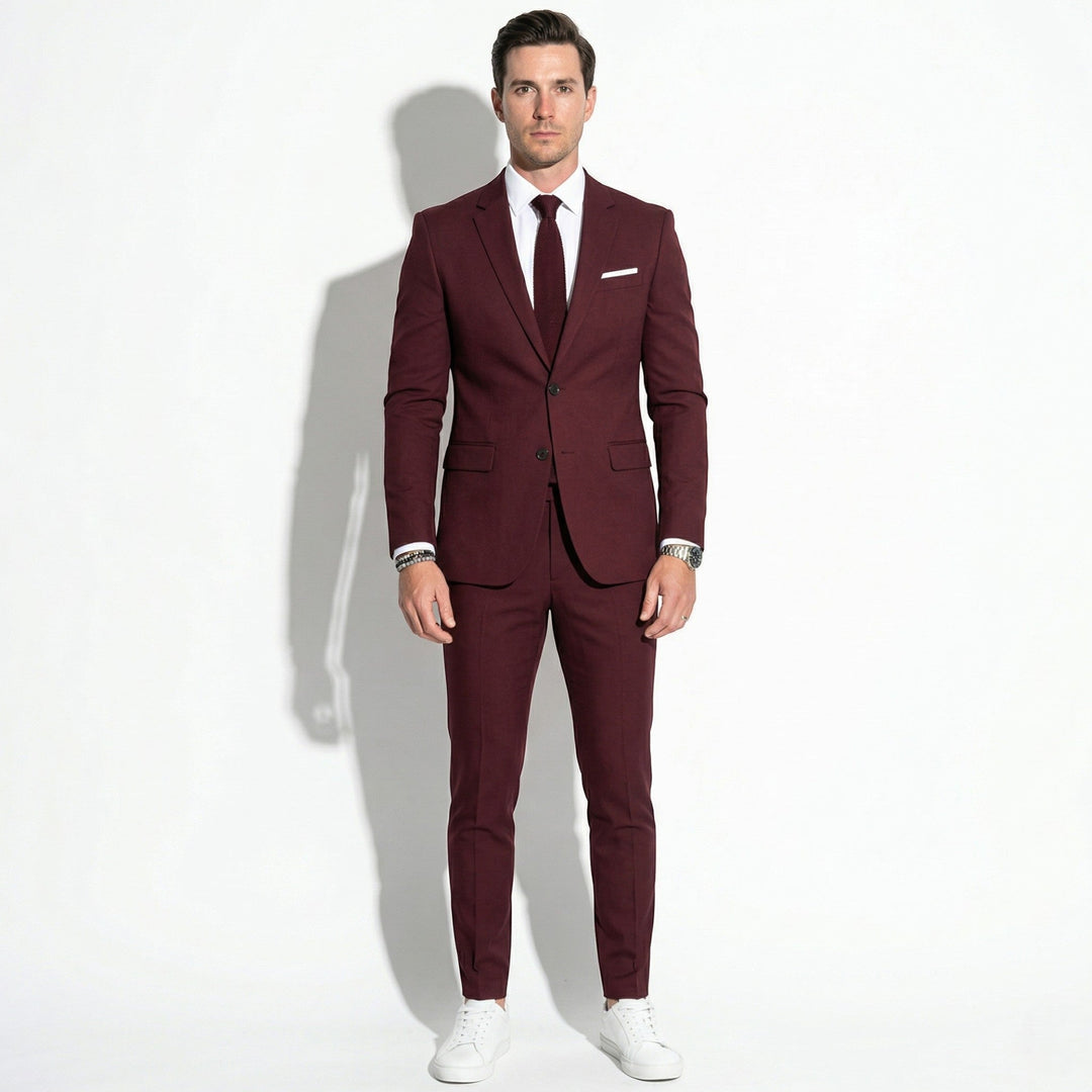 Men's Slim Fit Wedding Suit - Two Piece Tailored