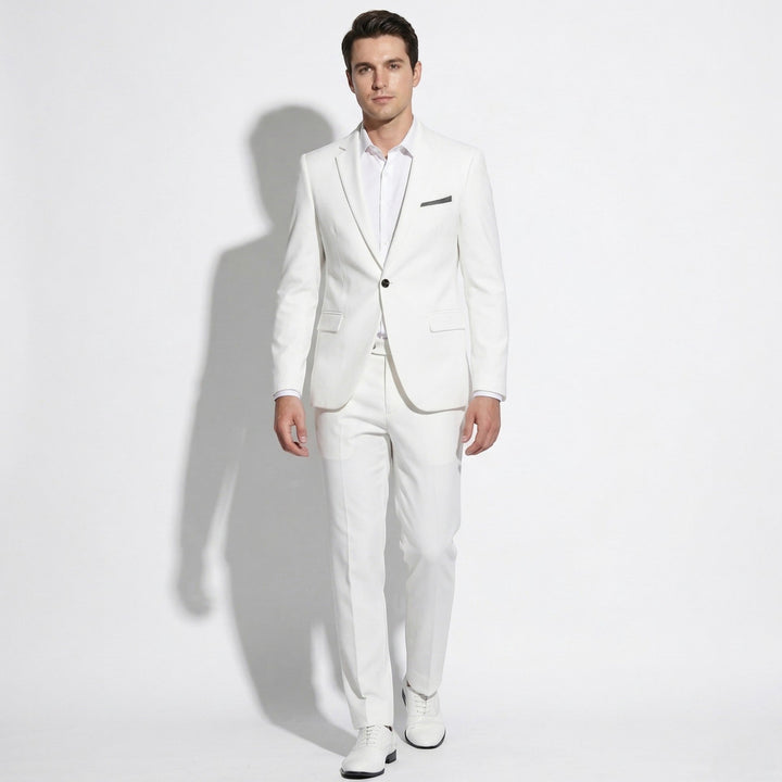 Men's Slim Fit Wedding Suit - Two Piece Tailored