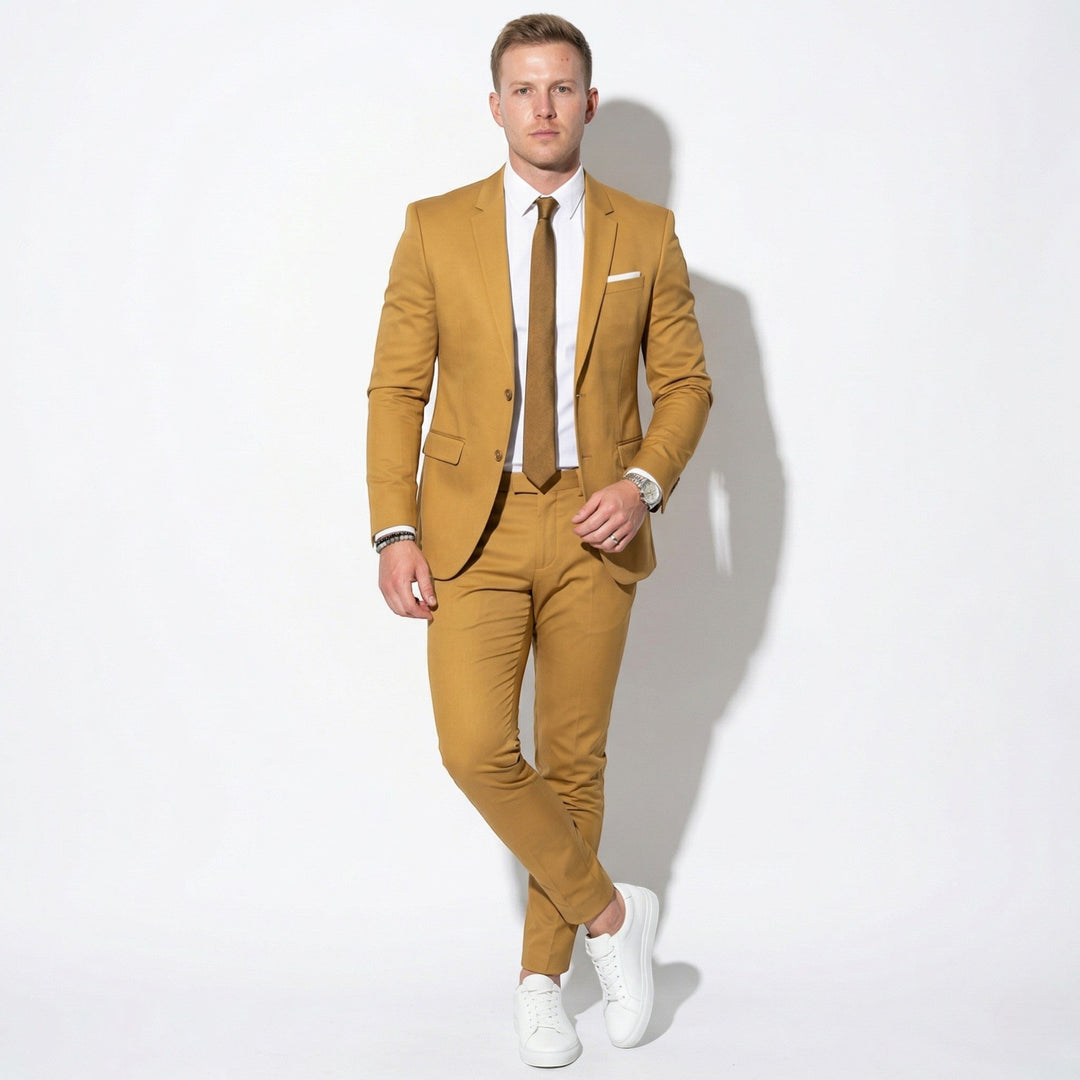 Men's Slim Fit Wedding Suit - Two Piece Tailored