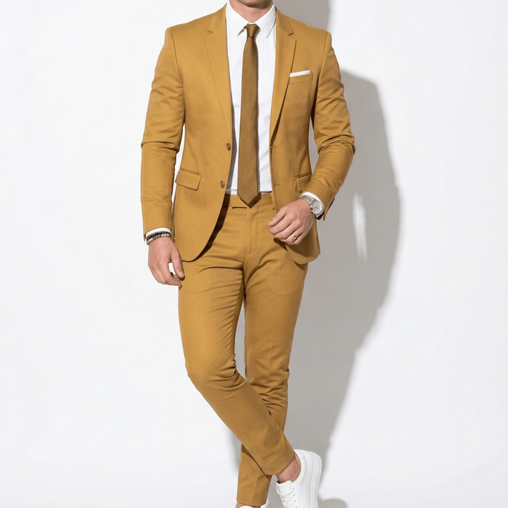 Men's Slim Fit Wedding Suit - Two Piece Tailored