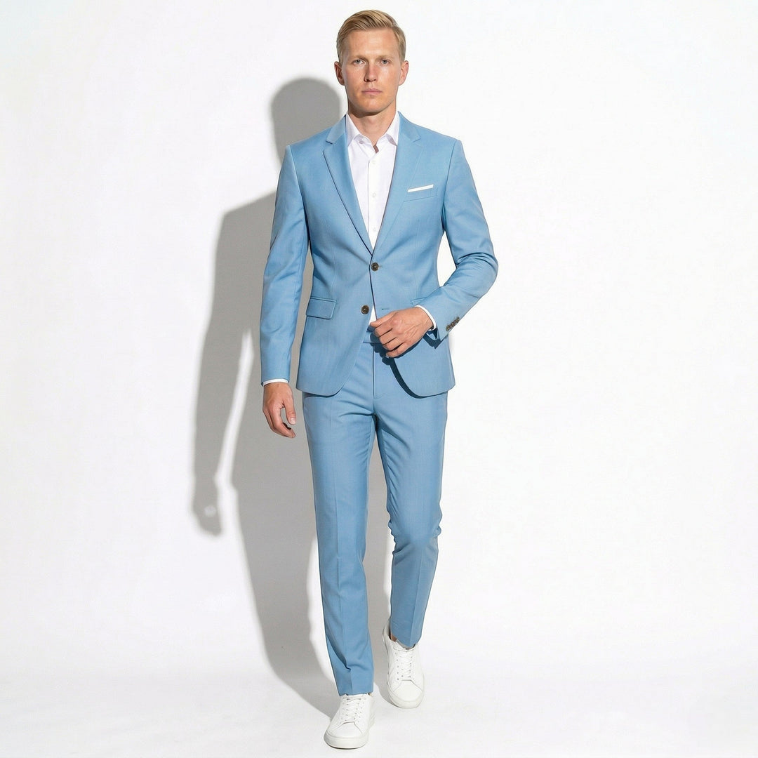 Men's Slim Fit Wedding Suit - Two Piece Tailored