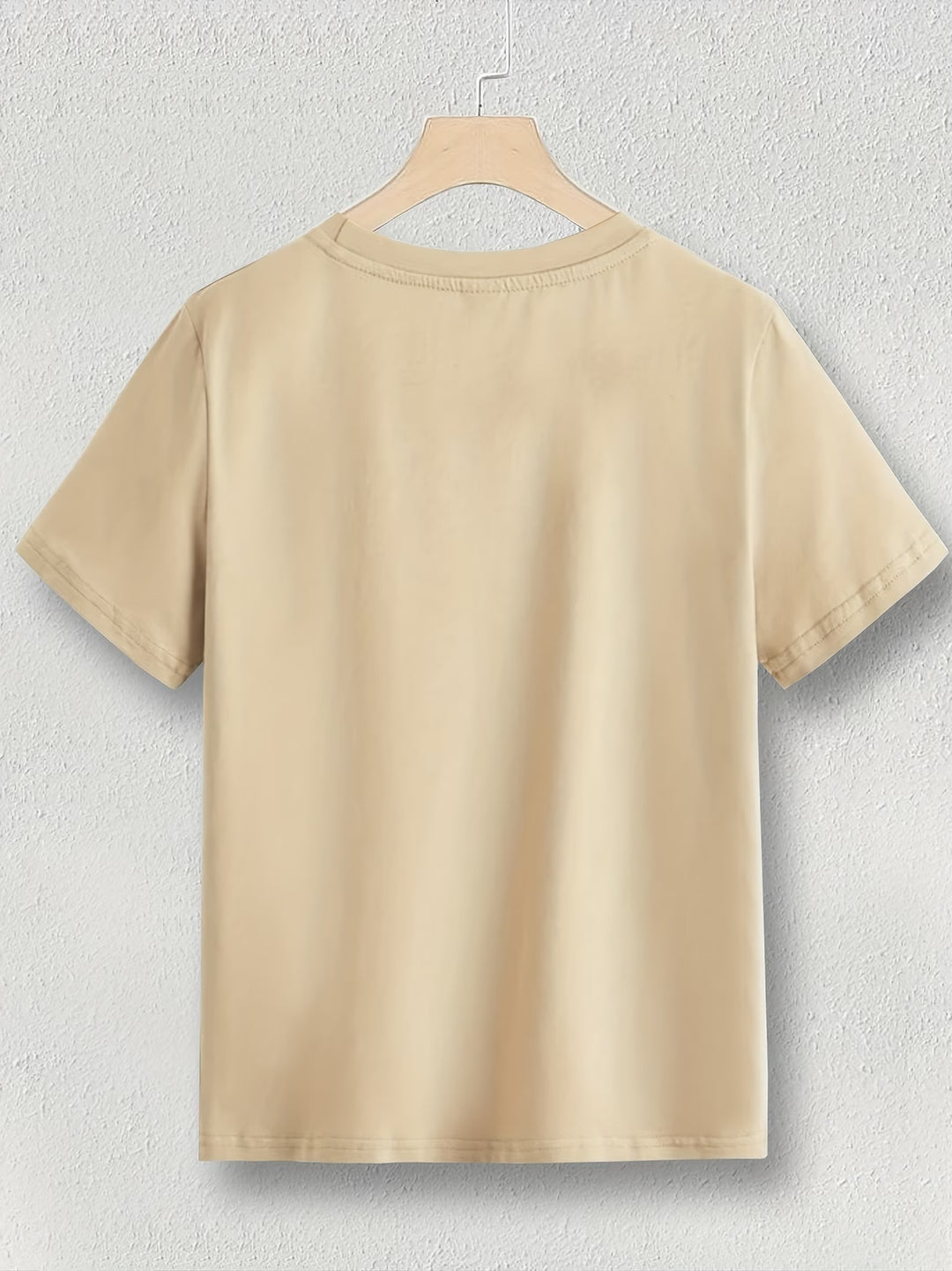 Women's Oversized Black T-Shirt - Crew Neck Tee