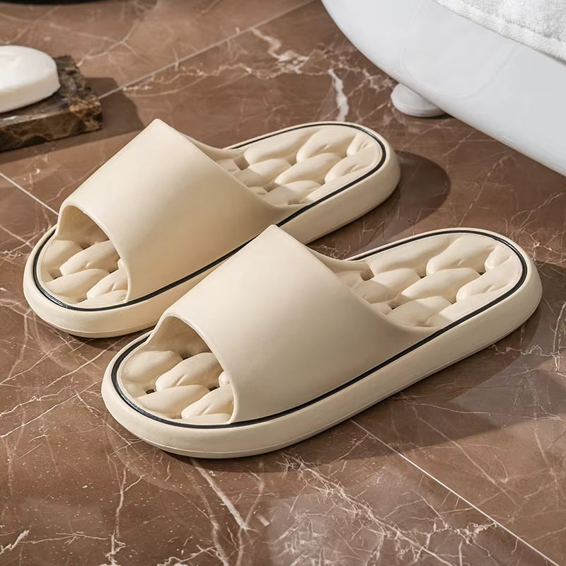 Orthopedic Massage Slide Men - Bubble Sole Platform