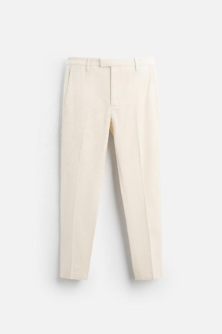 Men’s Classic Pants - High Waist Cotton