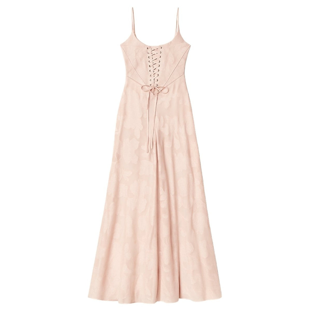 Butterfly Maxi Dress - Bustier Spaghetti Strap Wedding Guest