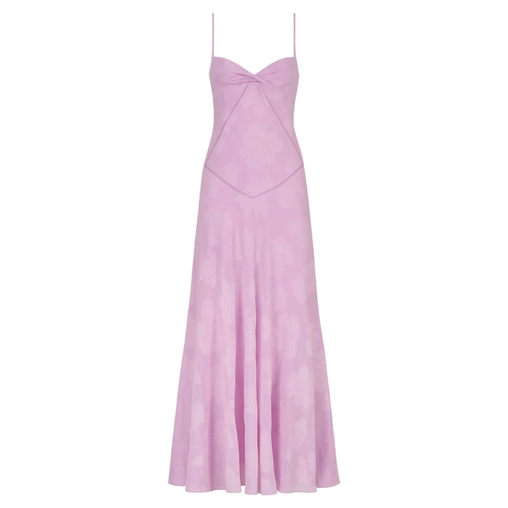 Butterfly Maxi Dress - Bustier Spaghetti Strap Wedding Guest