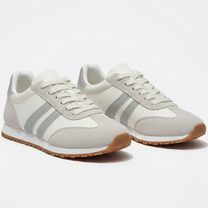 Orthopedic Trainers Women - Suede Retro Lace-Up